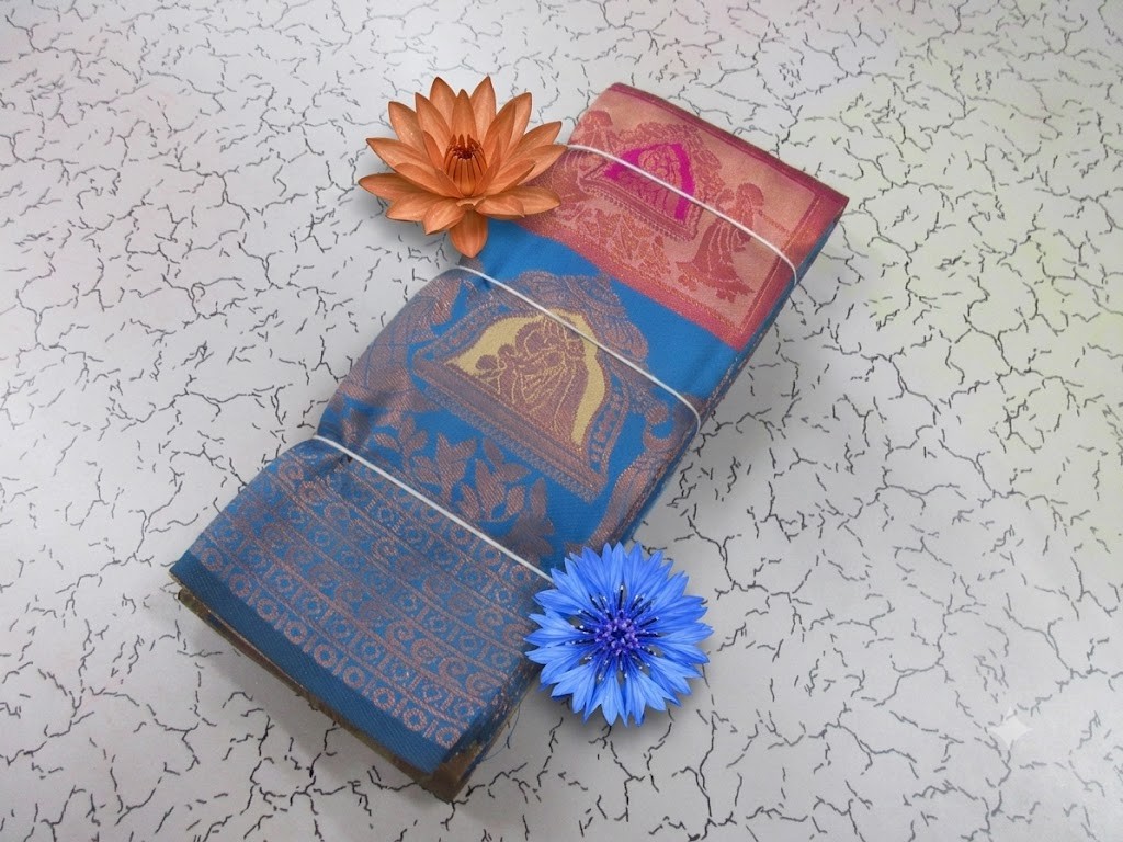 Beautyfull Lakshmi Kubera silk Saree