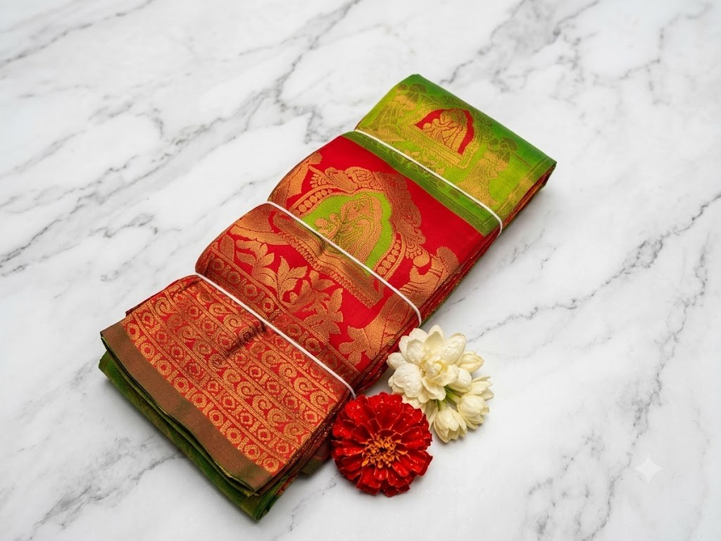 Beautyfull Lakshmi Kubera silk Saree
